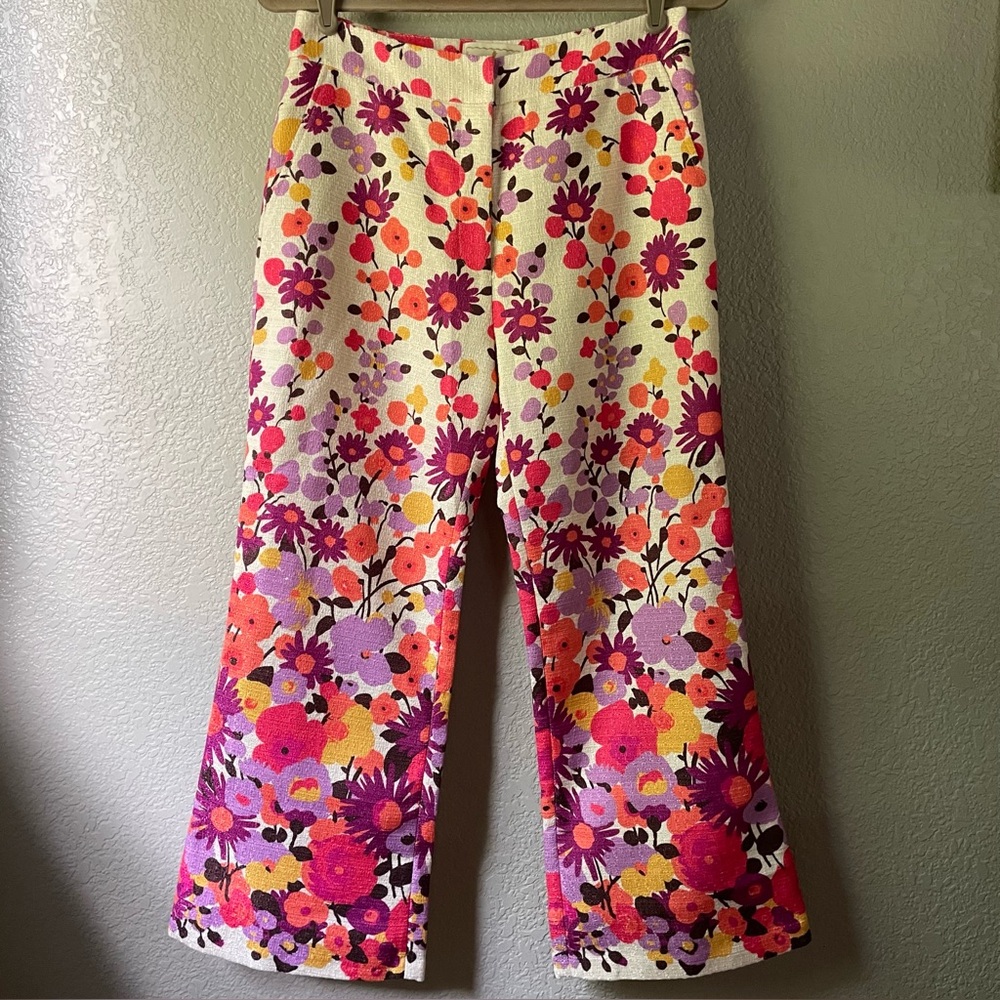 Floral Ankle-Length Women's Pants